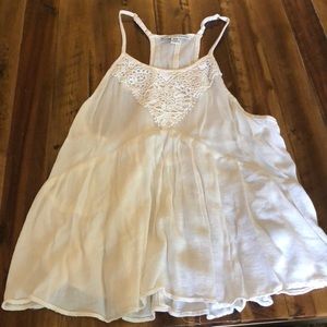 White American Eagle Tank Top